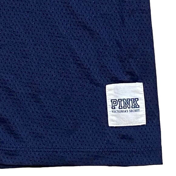 PINK Victoria’s Secret NFL New England Patriots Bling Mesh 2-Sided Jersey Sz XS - Picture 3 of 10